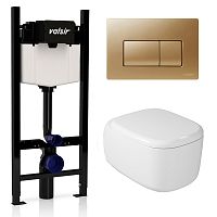 Комплект инсталляции с клавишей VALSIR KIT VSMG 7813 Slim P1